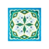 E.Marinella FOULARD|FOULARD IN SETA 90 BLUETTE Motivo floreale