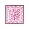 E.Marinella FOULARD|FOULARD IN SETA 90 BORDEAUX L'albero della vita