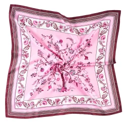 E.Marinella FOULARD|FOULARD IN SETA 90 BORDEAUX L'albero della vita