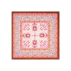 E.Marinella FOULARD|FOULARD IN SETA 90 MARRONE Motivo damascato