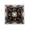 E.Marinella FOULARD|FOULARD IN SETA 90 NERO Microfantasia, nappine e chiavi
