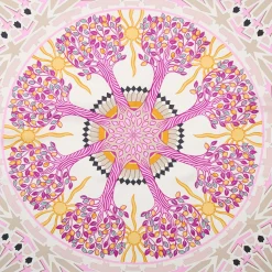 E.Marinella FOULARD|FOULARD IN SETA 90 NERO Mosaico