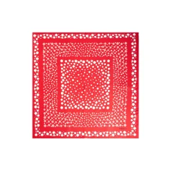 E.Marinella FOULARD|FOULARD IN SETA 65 ROSSO Eleganza a pois