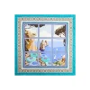 E.Marinella FOULARD|FOULARD IN SETA 90 VERDE I faraglioni di capri