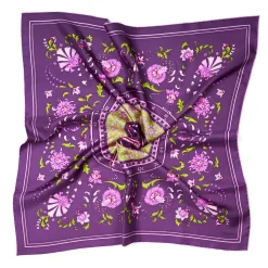 E.Marinella FOULARD|FOULARD IN SETA 90 VIOLA Un'estate caprese