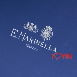 E.Marinella FOULARD|FOULARD ROMBO IN SETA AZZURRO Collezione san valentino