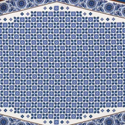 E.Marinella Foulard|FOULARD ROMBO IN SETA BIANCO Microfantasia fiore