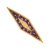 E.Marinella FOULARD|FOULARD ROMBO IN SETA GIALLO Collezione lucky charm