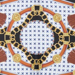 E.Marinella FOULARD|FOULARD ROMBO IN SETA NERO Collezione lucky charm