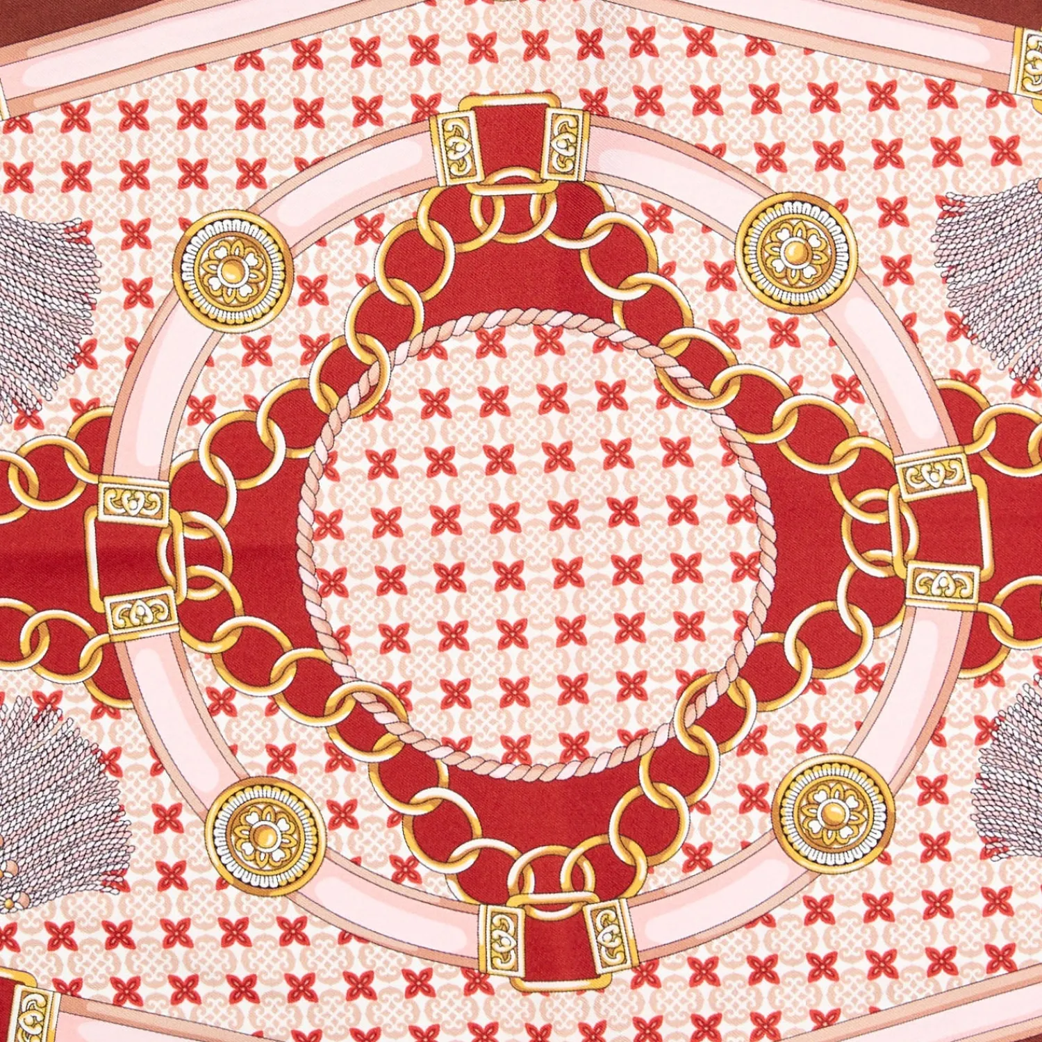 E.Marinella FOULARD|FOULARD ROMBO IN SETA ROSSO Collezione lucky charm