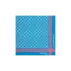 E.Marinella Pochette Da Taschino|POCHETTE DA TASCHINO IN SETA STAMPATA A MANO BLU SCURO Pois
