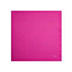 E.Marinella Pochette Da Taschino|POCHETTE DA TASCHINO IN SETA STAMPATA A MANO FUCSIA Microfantasia fiore