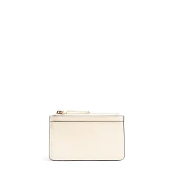 E.Marinella Porta Carte Di Credito|PORTA CARTE DI CREDITO BEIGE In pelle con zip
