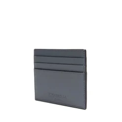 E.Marinella Porta Carte Di Credito|PORTACARTE DI CREDITO IN PELLE GRIGIO SCURO 7 scomparti