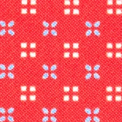 E.Marinella Porta Carte Di Credito|PORTACARTE DI CREDITO SETA E PELLE ROSSO 5 scomparti