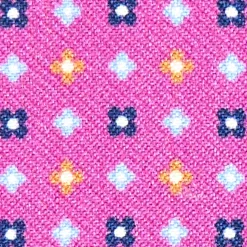 E.Marinella Porta Carte Di Credito|PORTACARTE DI CREDITO SETA E PELLE FUCSIA 5 scomparti