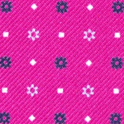 E.Marinella Porta Carte Di Credito|PORTACARTE DI CREDITO SETA E PELLE FUCSIA 5 scomparti