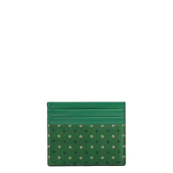 E.Marinella Porta Carte Di Credito|PORTACARTE DI CREDITO SETA E PELLE VERDE CHIARO 5 scomparti