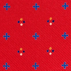 E.Marinella Porta Carte Di Credito|PORTACARTE PIEGHEVOLE IN SETA PELLE ROSSO 10 scomparti