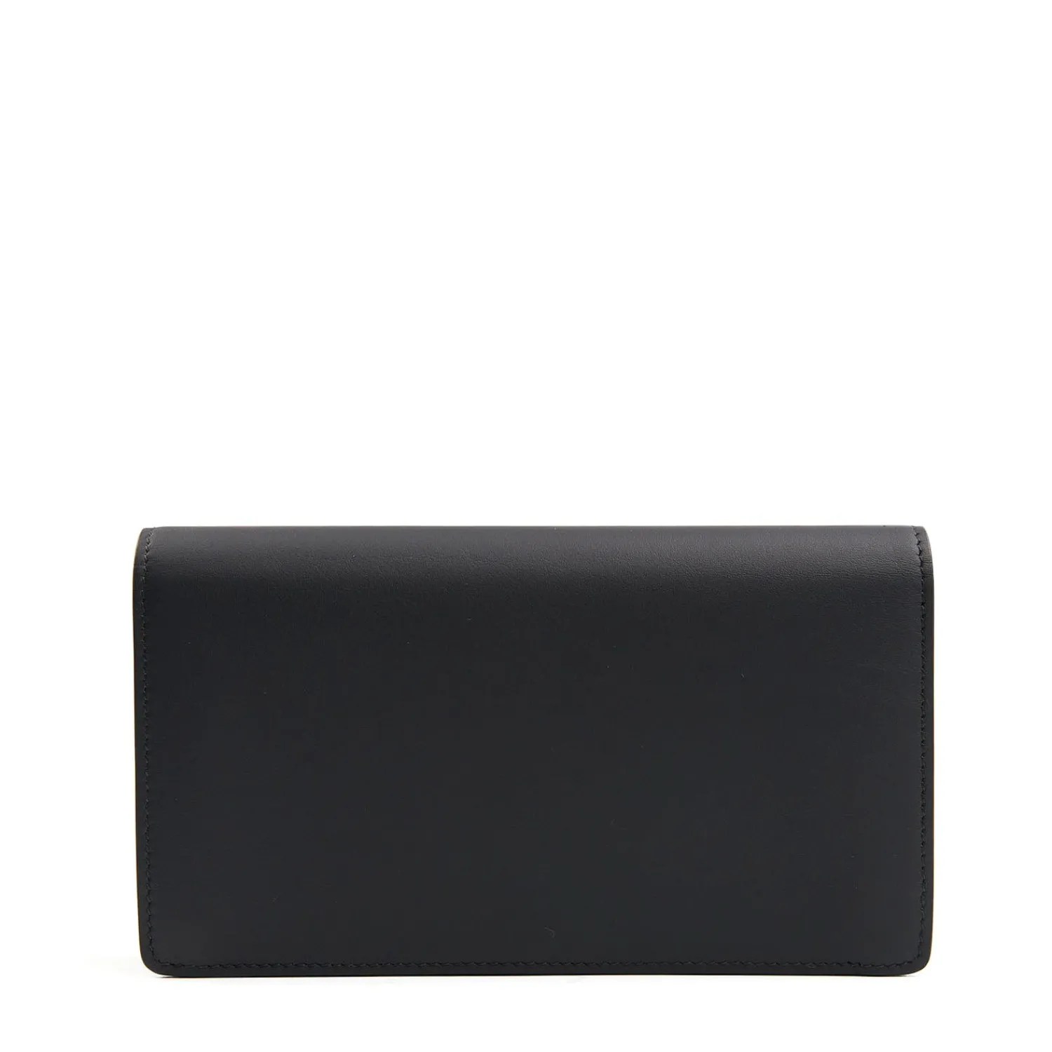 E.Marinella Portafogli|PORTAFOGLIO GRANDE NERO In pelle liscia
