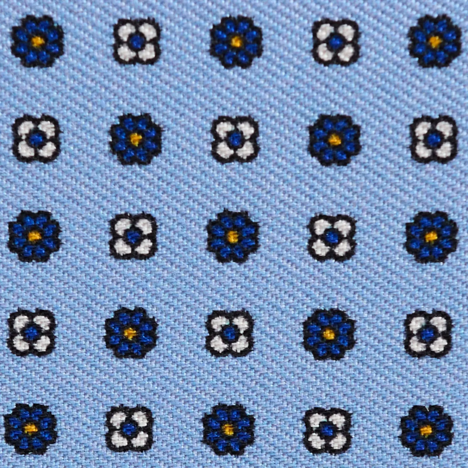 E.Marinella Portafogli|PORTAFOGLIO PICCOLO AZZURRO In seta e pelle