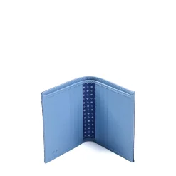 E.Marinella Portafogli|PORTAFOGLIO PICCOLO BLU In seta e pelle