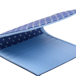 E.Marinella Portafogli|PORTAFOGLIO PICCOLO BLU In seta e pelle