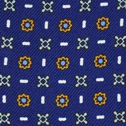 E.Marinella Portaocchiali In Seta|Portaocchiali In Seta|PORTAOCCHIALI BLUETTE In seta stampata a mano