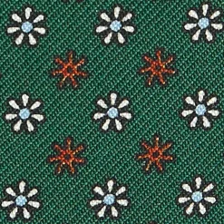 E.Marinella Portaocchiali In Seta|Portaocchiali In Seta|PORTAOCCHIALI VERDE SCURO In seta stampata a mano