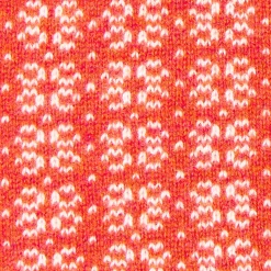 E.Marinella Scaldacollo|Scaldacollo|SCALDACOLLO ARANCIONE E BEIGE MICROFANTASIA In cashmere