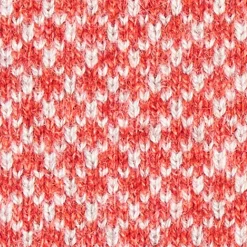E.Marinella Scaldacollo|SCALDACOLLO ARANCIONE E BEIGE IN CASHMERE Microfantasia geometrica