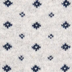 E.Marinella Scaldacollo|SCALDACOLLO BLU SCURO MICROFANTASIA In cashmere
