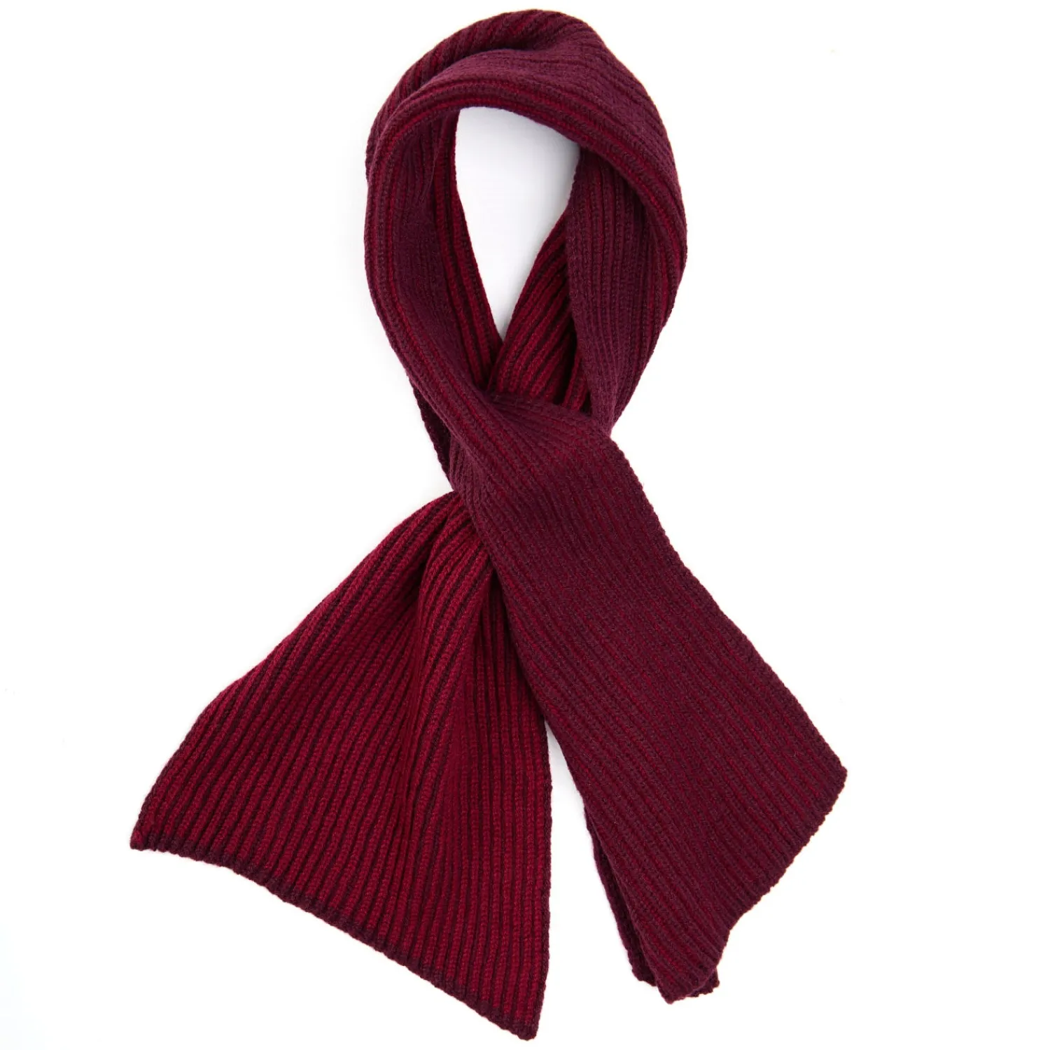 E.Marinella Scaldacollo|SCALDACOLLO BORDEAUX IN CASHMERETinta unita