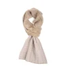 E.Marinella Scaldacollo|Scaldacollo|SCALDACOLLO MARRONE CHIARO E BEIGE MICROFANTASIA In cashmere