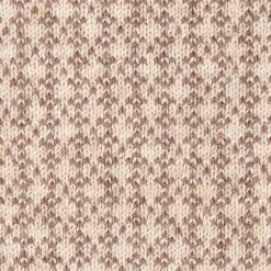 E.Marinella Scaldacollo|SCALDACOLLO MARRONE SCURO E BEIGE MICROFANTASIA In cashmere