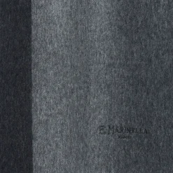 E.Marinella Sciarpe Invernali|Sciarpe Invernali|SCIARPA BICOLOR GRIGIO SCURO IN LANA E CASHMERE Tinta unita