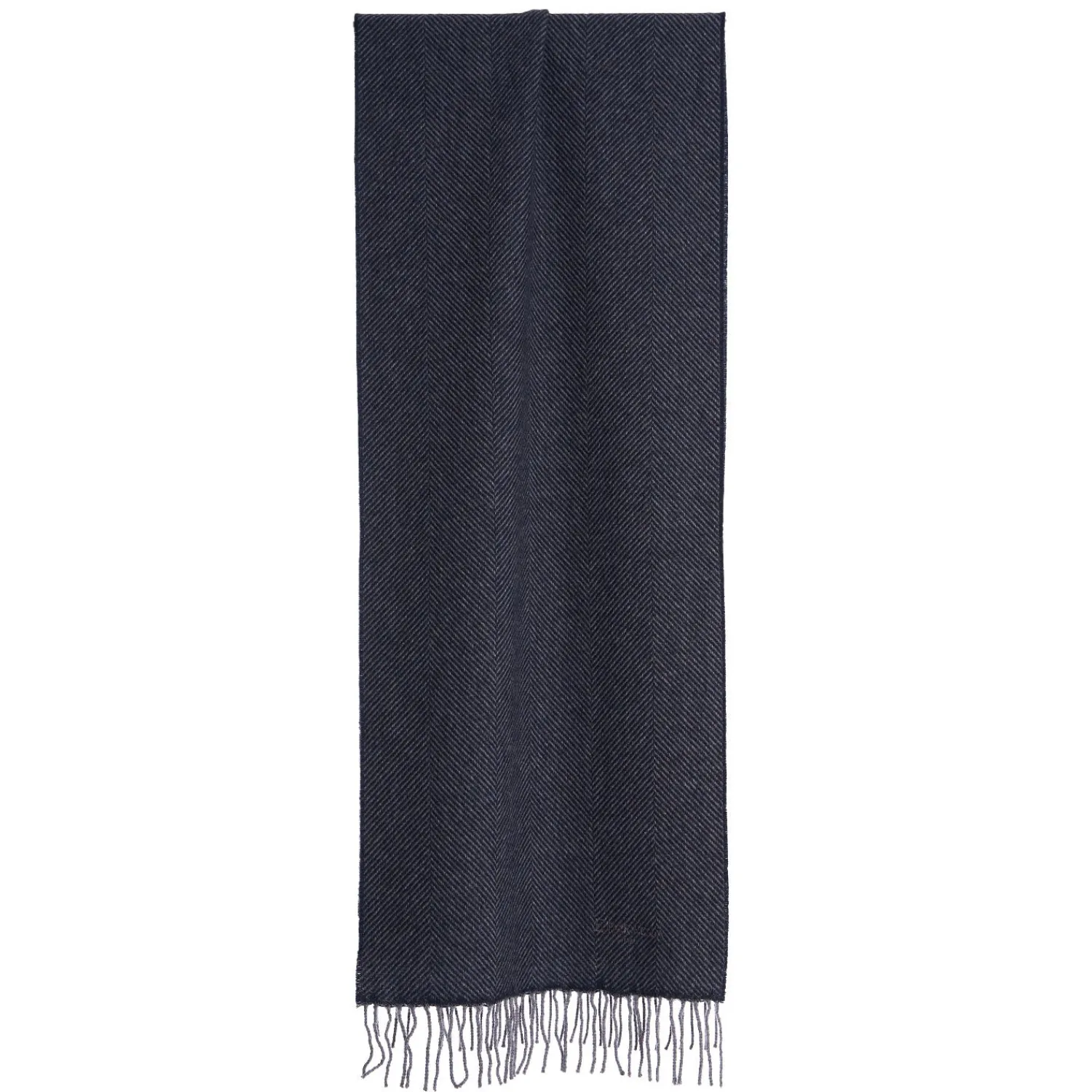E.Marinella Sciarpe Invernali|SCIARPA COLOR BLU SCURO In cashmere