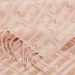 E.Marinella Sciarpe Invernali|SCIARPA LOGO EM ROSA In lana