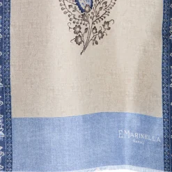 E.Marinella Sciarpe In Seta|SCIARPA TUBOLARE BEIGE IN SETA TWILL Paisley pattern