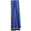 E.Marinella Sciarpe In Seta|SCIARPA TUBOLARE BLU IN SETA TWILL Floral drift