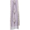 E.Marinella Sciarpe In Seta|SCIARPA TUBOLARE LILLA IN SETA TWILL Paisley pattern