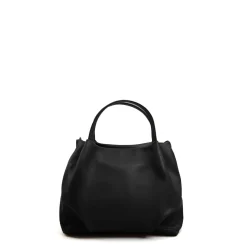 E.Marinella Tote Bag|SOFT BAG NERA In pelle liscia