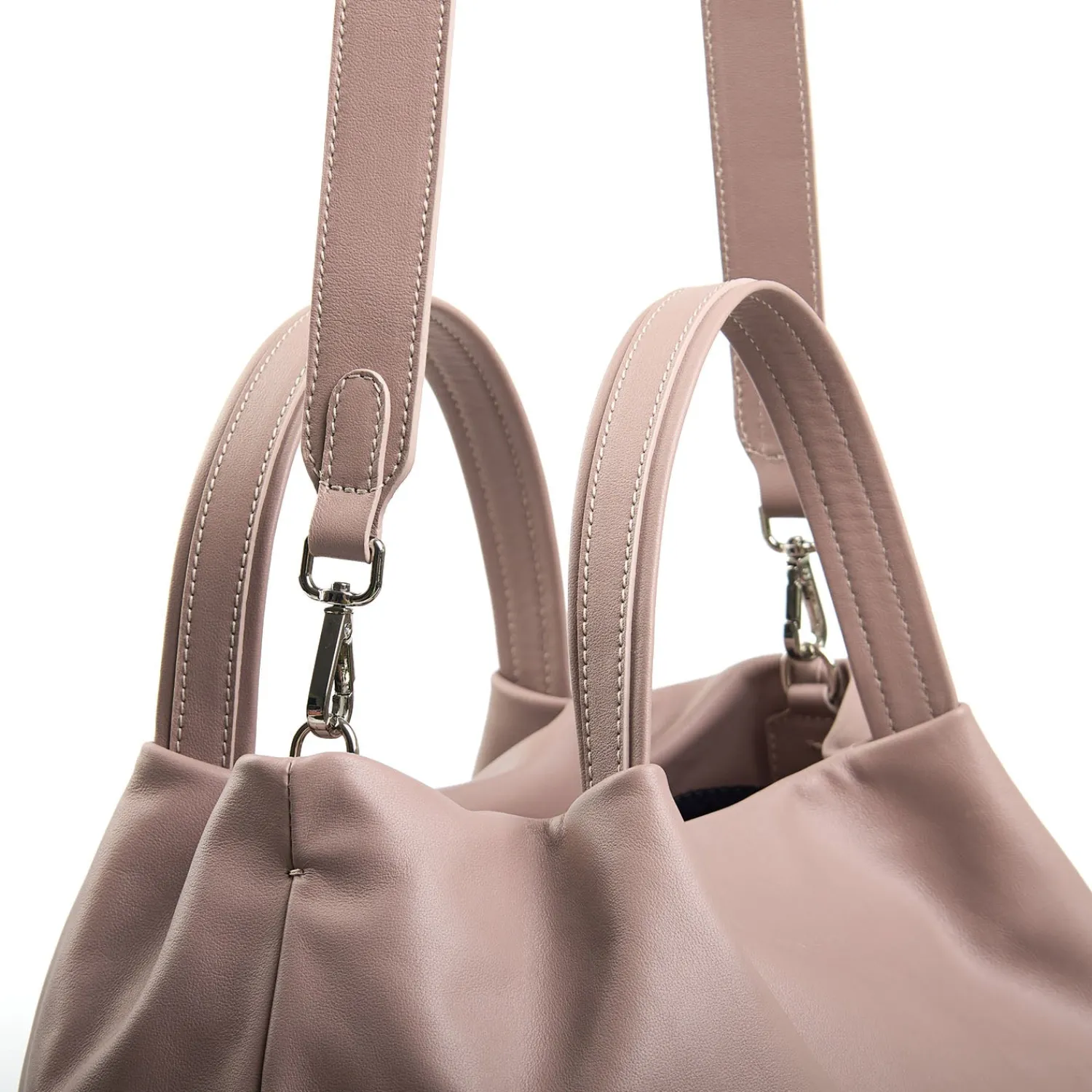 E.Marinella Tote Bag|SOFT BAG ROSAIn pelle liscia