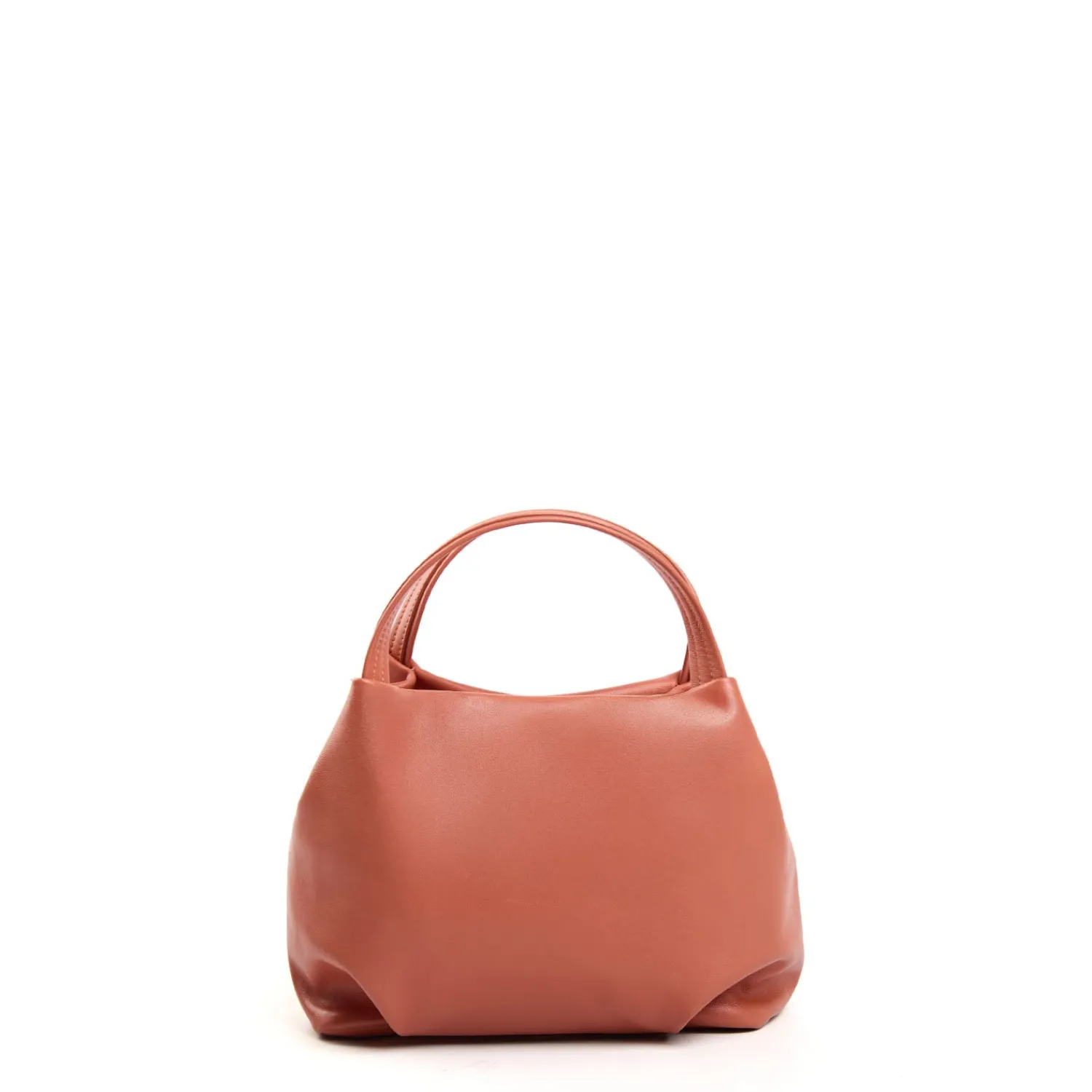 E.Marinella Mini Bag|SOFT MINI BAG ARANCIONE SCURO In pelle liscia