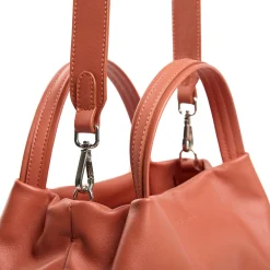 E.Marinella Mini Bag|SOFT MINI BAG ARANCIONE SCURO In pelle liscia