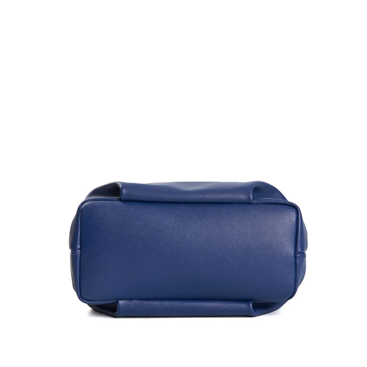 E.Marinella Mini Bag|SOFT MINI BAG BLU POLVERE In pelle liscia