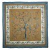 E.Marinella Sciarpe Invernali|STOLA BEIGE 140 IN LANA E CASHMERE Albero della vita