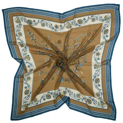 E.Marinella Sciarpe Invernali|STOLA BEIGE 140 IN LANA E CASHMERE Albero della vita