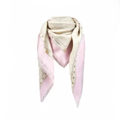 E.Marinella Sciarpe Invernali|STOLA ROSA 115 IN LANA, SETA E CASHMERE Fiori d’archivio