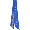 E.Marinella Twilly E Bandeaux|TWILLY IN SETA BLUETTE Greek key floral